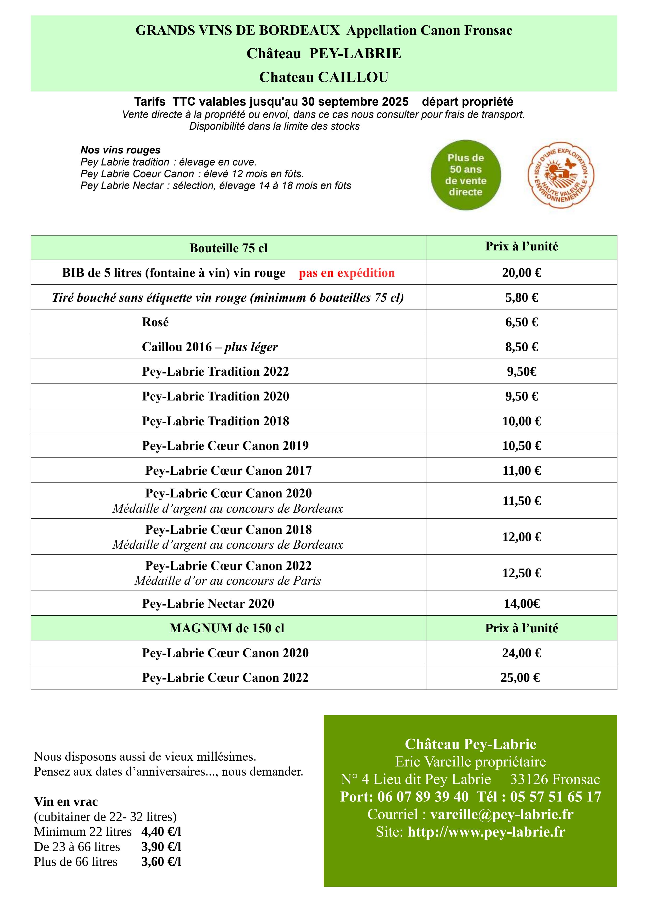 tarif